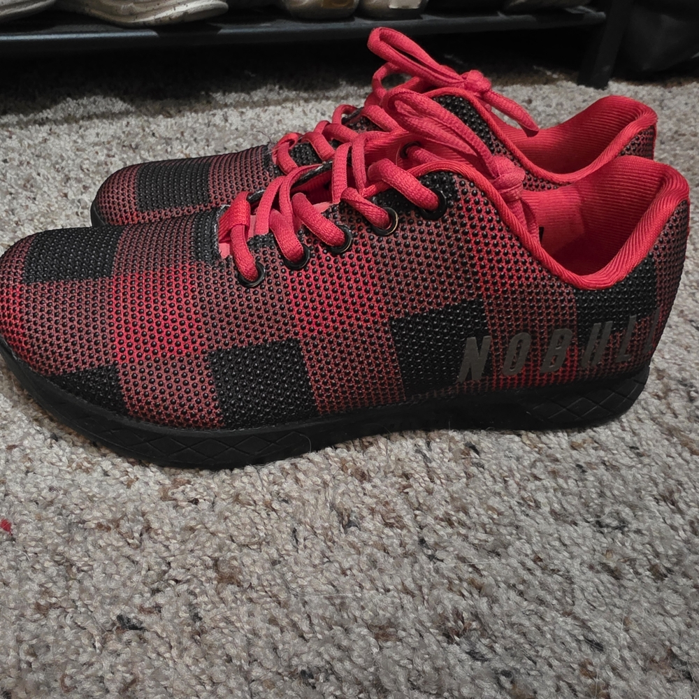 NOBULL Red and Black Athletic Shoes